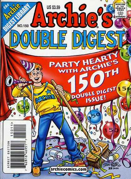 Archie's Double Digest 150 - Party - Fun - Games - 150th - Baloons