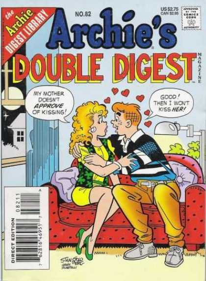 Archie's Double Digest 82 - Hearts - Moon - Couch - Date - Lamp