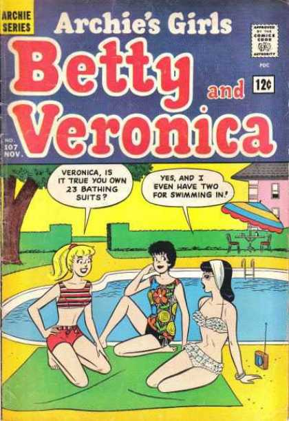 Archie's Girls Betty and Veronica 107
