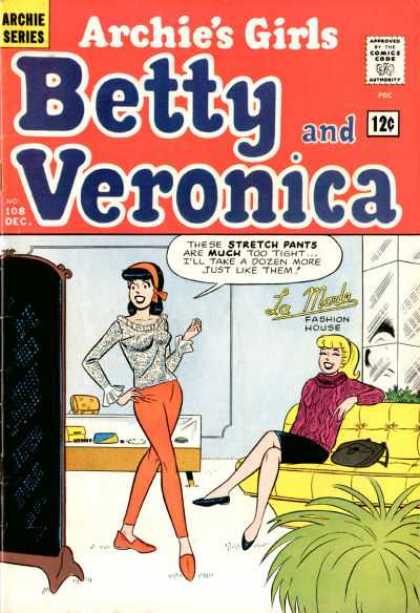 Archie's Girls Betty and Veronica 108