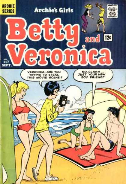 Archie's Girls Betty and Veronica 117 - Beach - Picture - Camera - Boyfriend - Movie