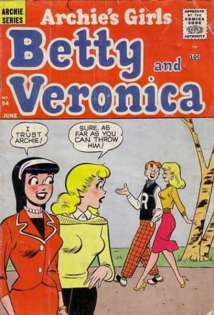 Archie's Girls Betty and Veronica 54
