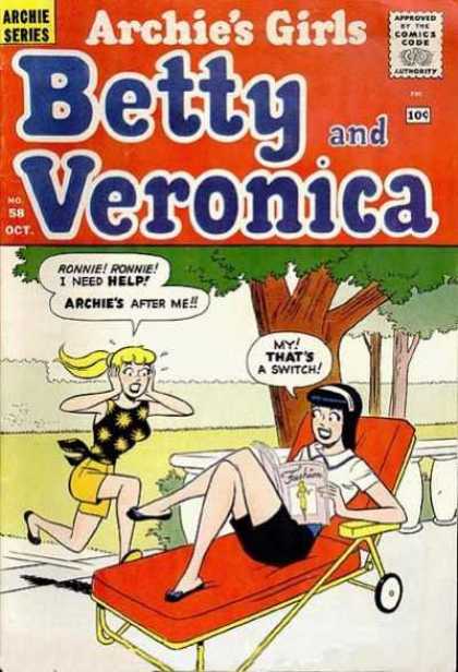 Archie's Girls Betty and Veronica 58