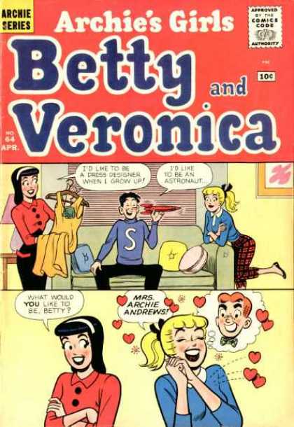 Archie's Girls Betty and Veronica 64