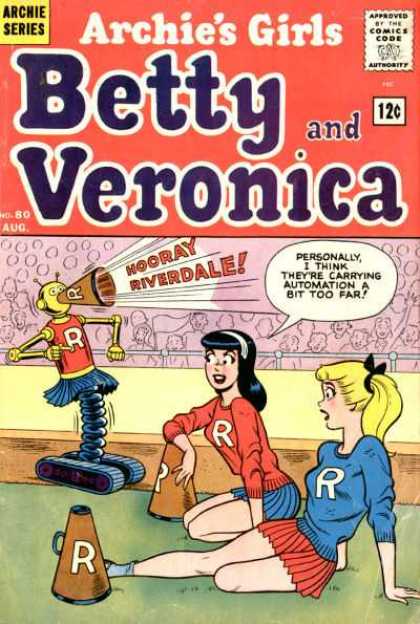 Archie's Girls Betty and Veronica 80 - Riverdale - Robot - Game - Sweaters - Cheers