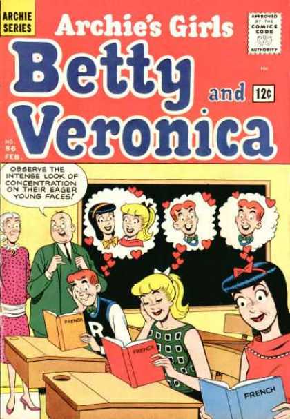 Archie's Girls Betty and Veronica 86 - Archie - Archie Comics - Betty - Veronica - Love
