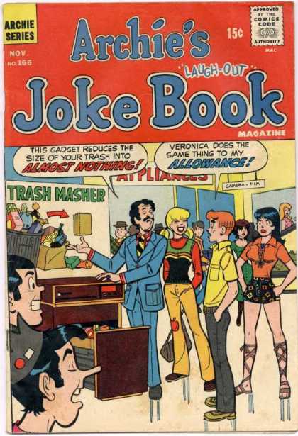 Archie's Joke Book 166 - Laughs - Old Comic - New Product - Archie - Junkhead