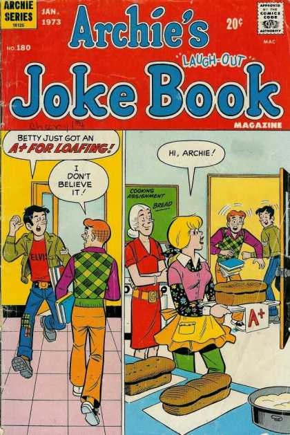 Archie's Joke Book 180 - January - Betty - Speech Bubble - Laugh-out - Bread