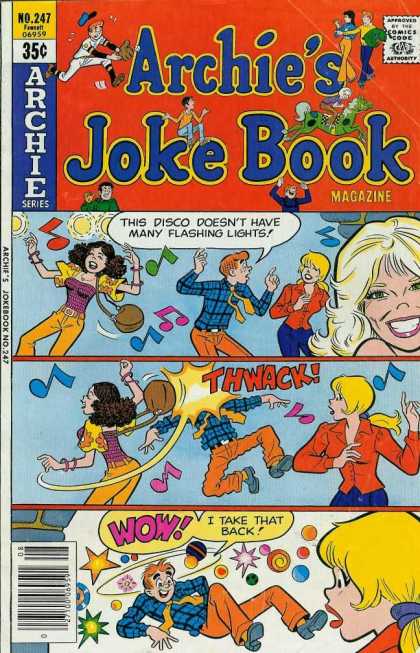 Archie's Joke Book 247 - Archie - Disco - Couple - Purse - Music