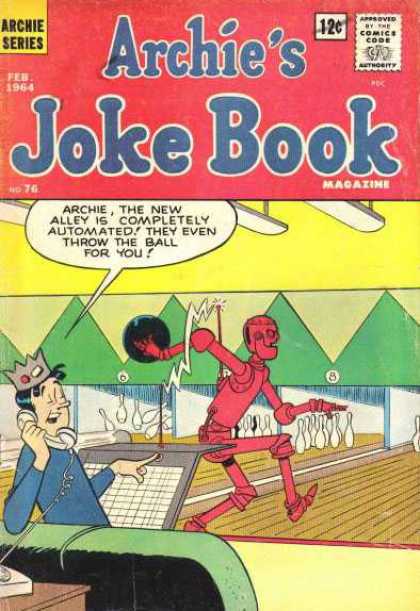 Archie's Joke Book 76 - 12c - Feb 1964 - No76 - Comics Code A - Archie Series