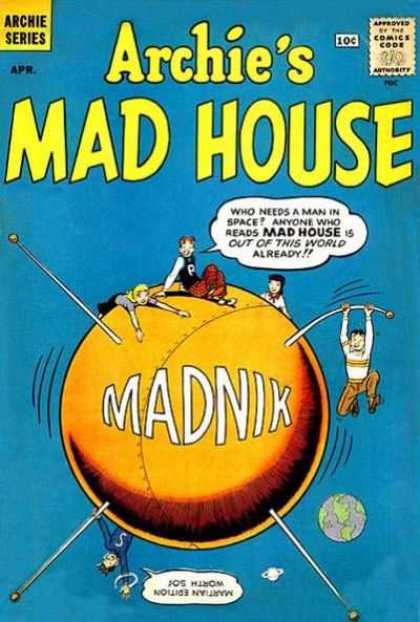 Archie's Madhouse 11 - Archie - Mad House - Madnik - Comics Code - Man In Space