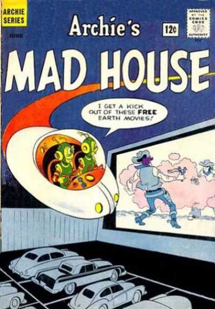 Archie's Madhouse 26 - Aliens - Flying Saucer - Cowboy - Spurs - Gunfight