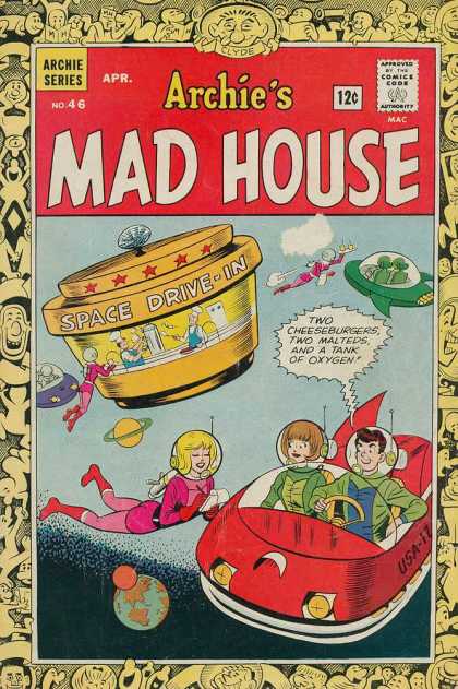 Archie's Madhouse 46 - Archie Series No 46 - Space Drive-in - Archie Series - Aliens - Future