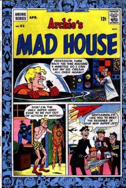 Archie's Madhouse 53 - Speech Bubble - April - 12 Cents - Boxer - Comic Strip