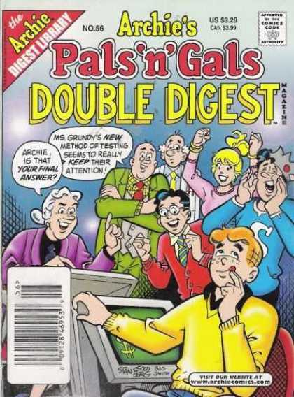 Archie's Pals 'n Gals Double Digest 56 - Archie - Ms Grundy - Final Answer - Game - Game Show