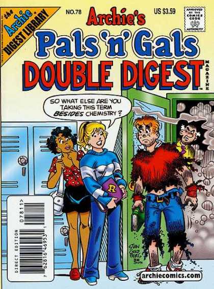 Archie's Pals 'n Gals Double Digest 78 - Combination - Locker - Teacher - Book - Purse