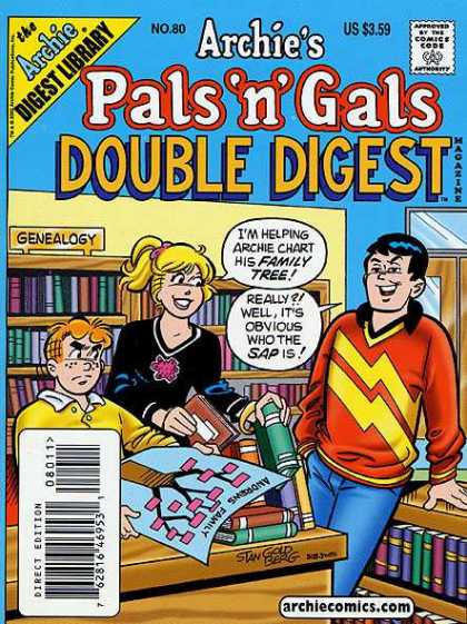 Archie's Pals 'n Gals Double Digest 80 - Girl - Boys - Library - Books - Sweaters