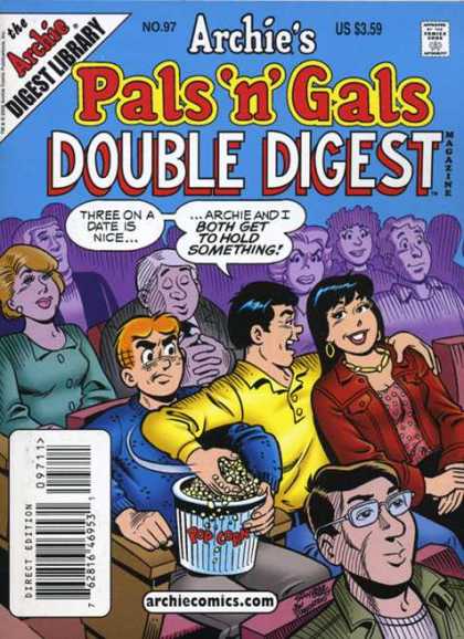 Archie's Pals 'n Gals Double Digest 97 - Archie Digest Library - Archiecomicscom - Magazine - Approved By The Comics Code Authority - Direct Edition