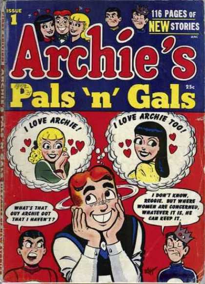 Archie's Pals 'n Gals 1 - Jughead - Betty - Veronica - Issue 1 - Hearts