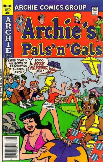 Archie's Pals 'n Gals 134 - Veronica - Betty - Jughead - Kite Flying - Fun In The Sun