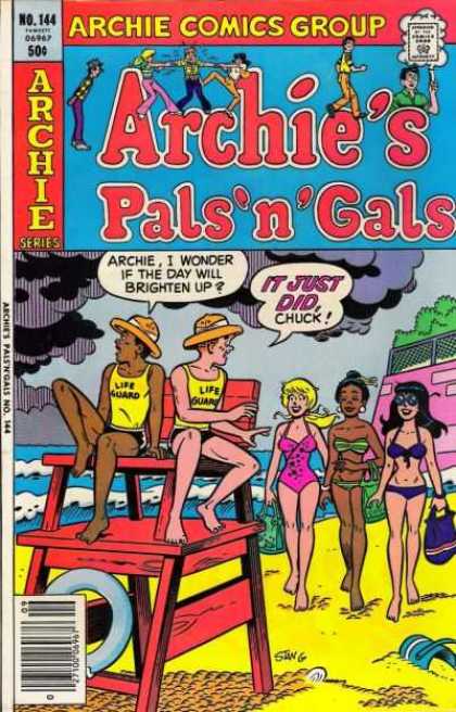 Archie's Pals 'n Gals 144 - Clouds - Chuck - Lifeguards - Ocean - Betty