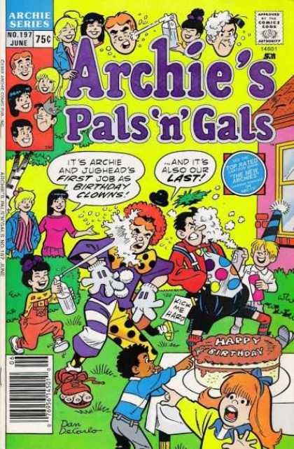 Archie's Pals 'n Gals 197 - Jughead - Veronica - Betty - Reginald - Clown
