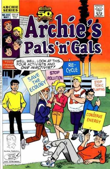 Archie's Pals 'n Gals 222 - Recycle - Smoke - Toxic Dumping - Ecology - Energy