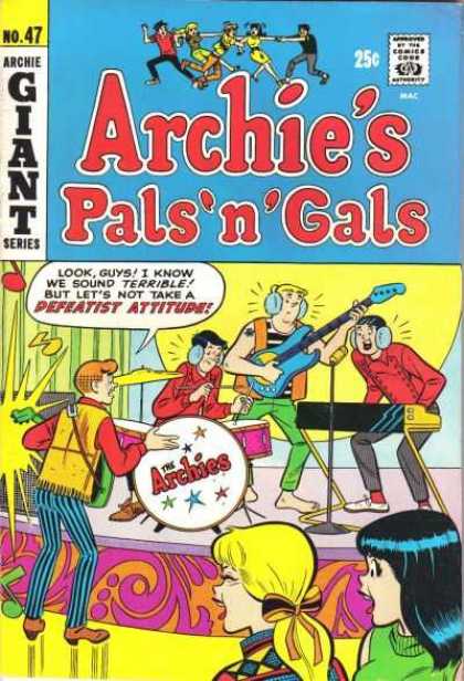 Archie's Pals 'n Gals 47 - Jughead - Band - Concert - Betty - Veronica