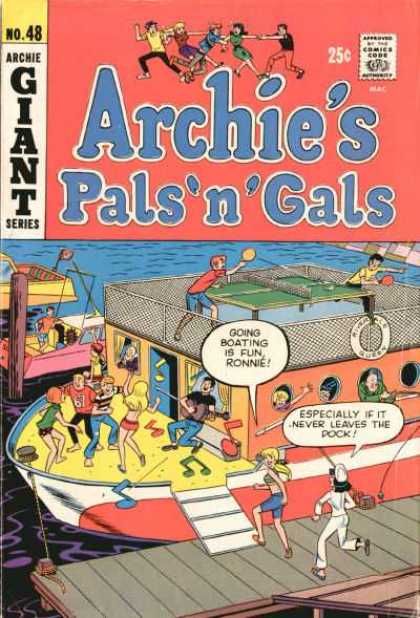 Archie's Pals 'n Gals 48 - Ocean - Cruise - Ping Pong - Music Notes - Boating