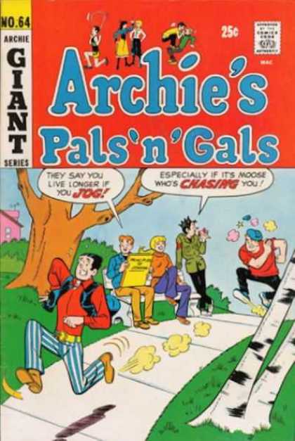 Archie's Pals 'n Gals 64 - Moose Is Mad - Park Bench - Jughead - March Issue - Saturday Morning Cartoon