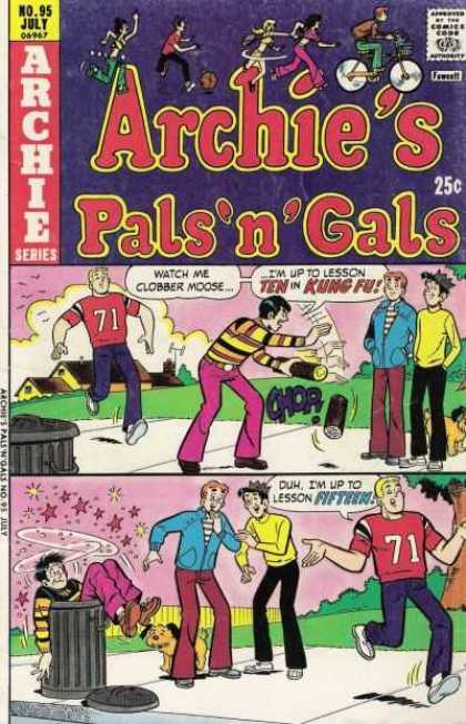 Archie's Pals 'n Gals 95 - Archie And Reggie - Jughead - Pals - Gals - Jughead In Trash Can