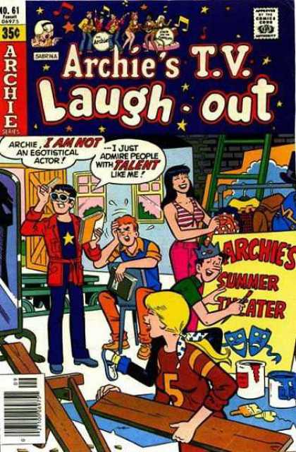 Archie's TV Laugh-Out 61 - Archies Summer Theater - Actor - Gang - Backstage - Crew