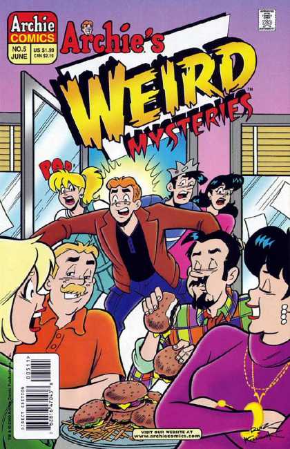 Archie's Weird Mysteries 5 - Betty - Jughead - Veronica - Hamburgers - Friends - Fernando Ruiz