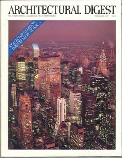 Architectural Digest - November 1987