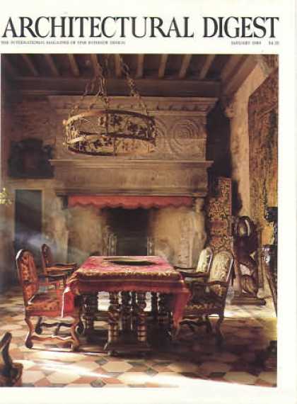 Architectural Digest - January 1989