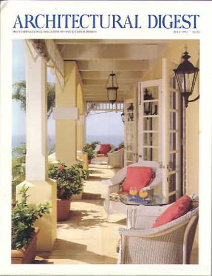 Architectural Digest - July 1991