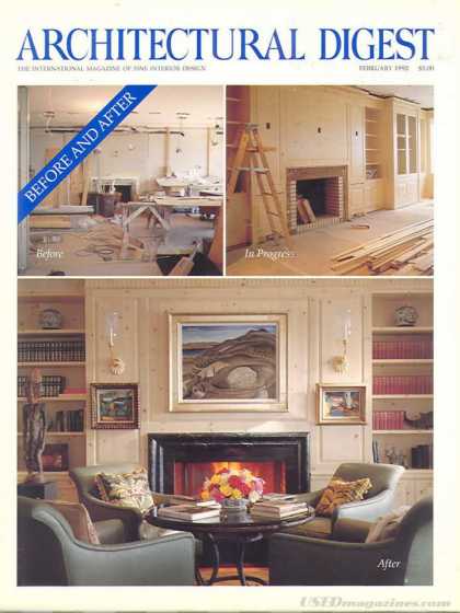 Architectural Digest - February 1992