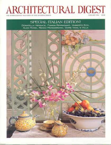 Architectural Digest - January 1994