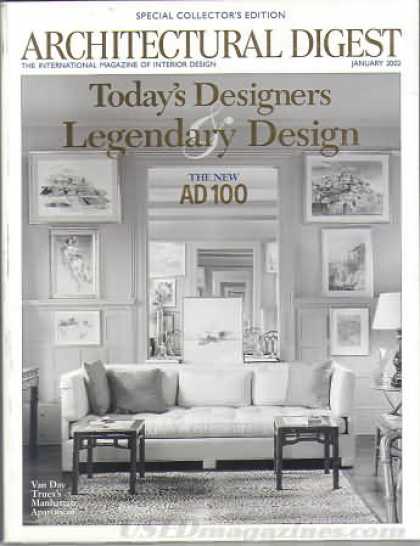 Architectural Digest - January 2002