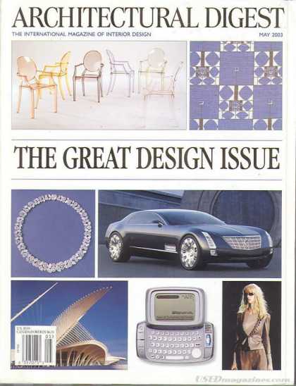 Architectural Digest - May 2003