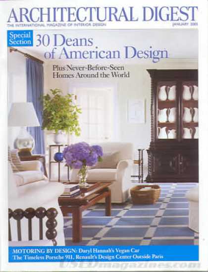 Architectural Digest - January 2005