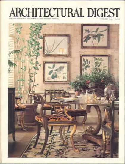 Architectural Digest - January 1982