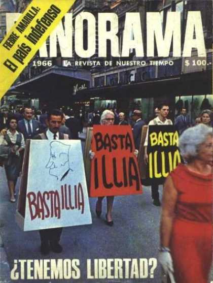 Argentinian Magazines - Revista Panorama - Basta Illia