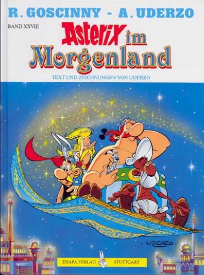 Asterix - Asterix im Morgenland - Magic Carpet - Arab - Flying - Sky - Stars