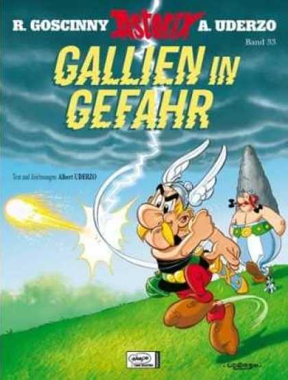 Asterix 32 - Gallien In Gefahr - Winged Helmet - R Goscinny - A Uderzo - Clouds