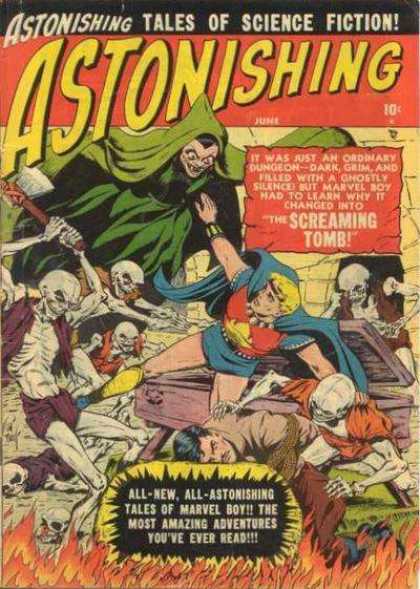 Astonishing 4 - Science Fiction - Dungeon - Screaming - Tomb - Marvel Boy - Bill Everett
