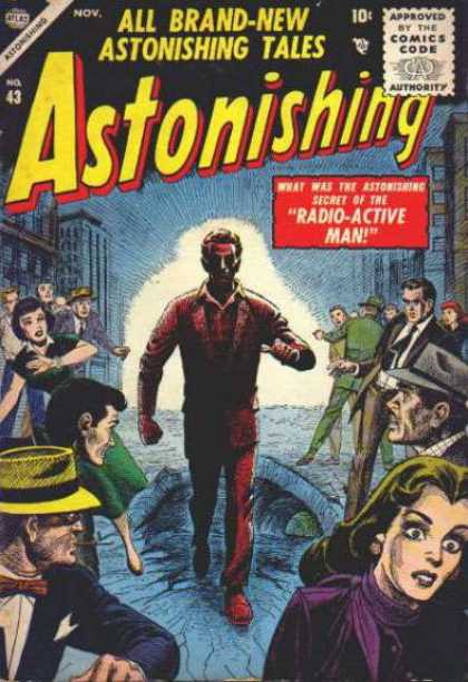 Astonishing 43 - Fear - Radioactive - Super Power - 1920s - Suit