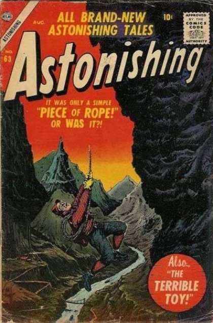 Astonishing 63 - Climber - Mountains - Magic Rope - Peaks - Winding Stream - Bill Everett