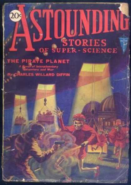 Astounding Stories 11 - Ufo - Planet - Aliens - Soldier - Attack