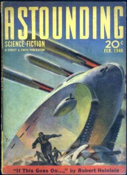 Astounding Stories 111 - February 1940 - Space Craft - Crash - If This Goes On - Robert Heinlein